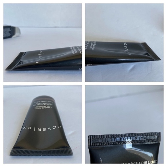 COVER FX Natural Finish Foundation P120 DEEP Full Size 30ml/1oz New Boxed - Picture 5 of 15